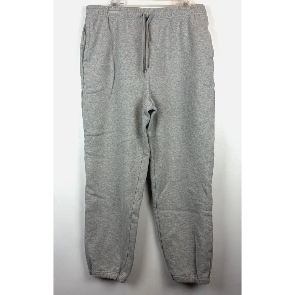 Lands End Serious Sweats Women L Tall Gray Sweatpants Loungewear Comfort